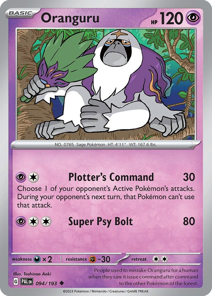 094/193 - Oranguru - [Uncommon] - Reverse Holo