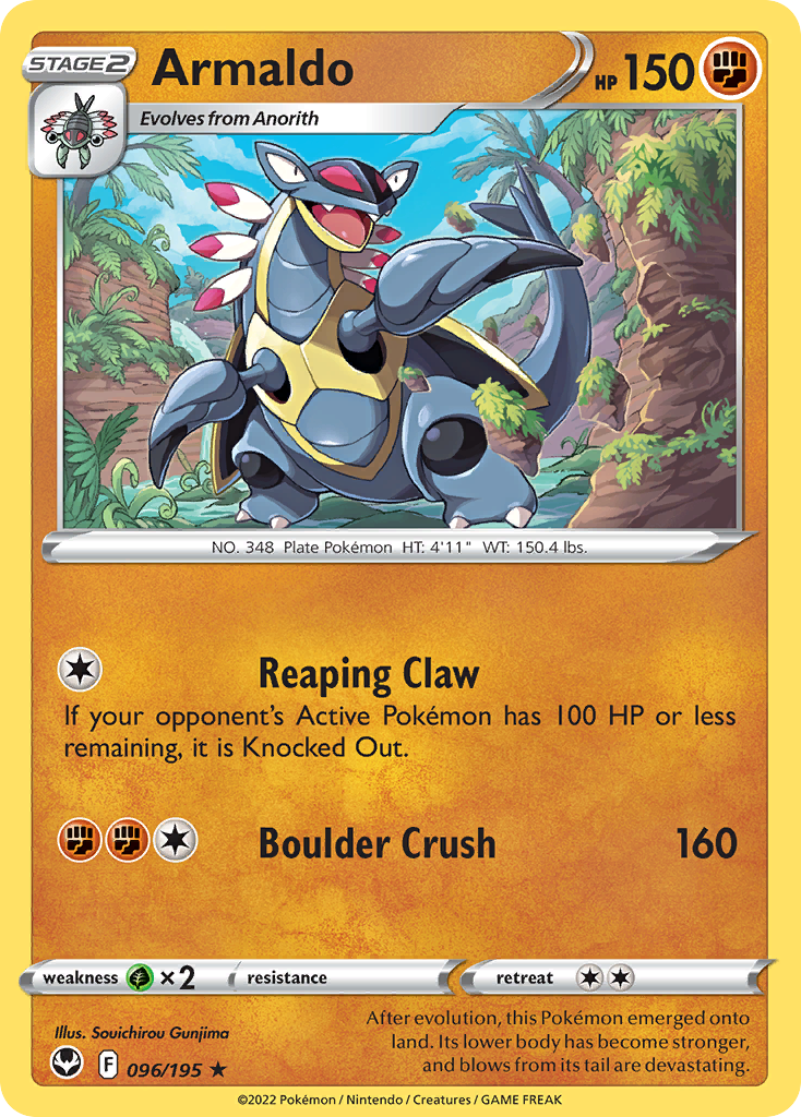 096/195 - Armaldo - [Rare] - Reverse Holo