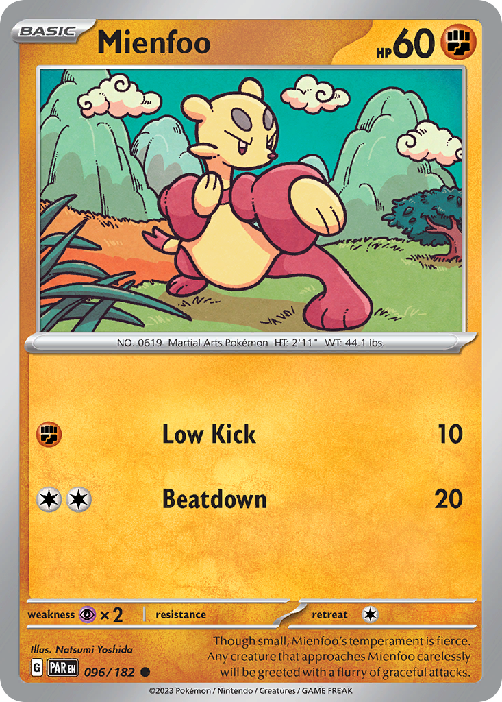 096/182 - Mienfoo - [Common]-Pokemeister