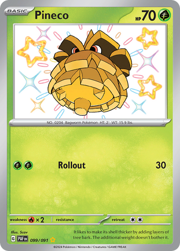 099/091 - Pineco - [Shiny Rare]