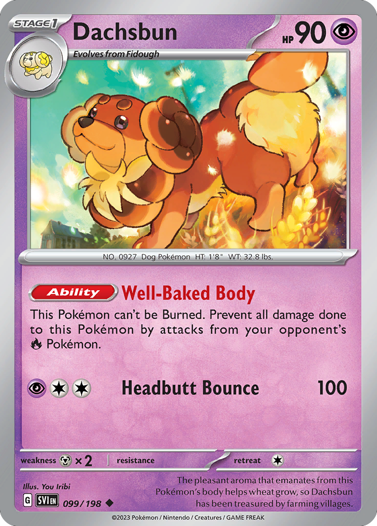 099/198 - Dachsbun - [Uncommon] - Reverse Holo