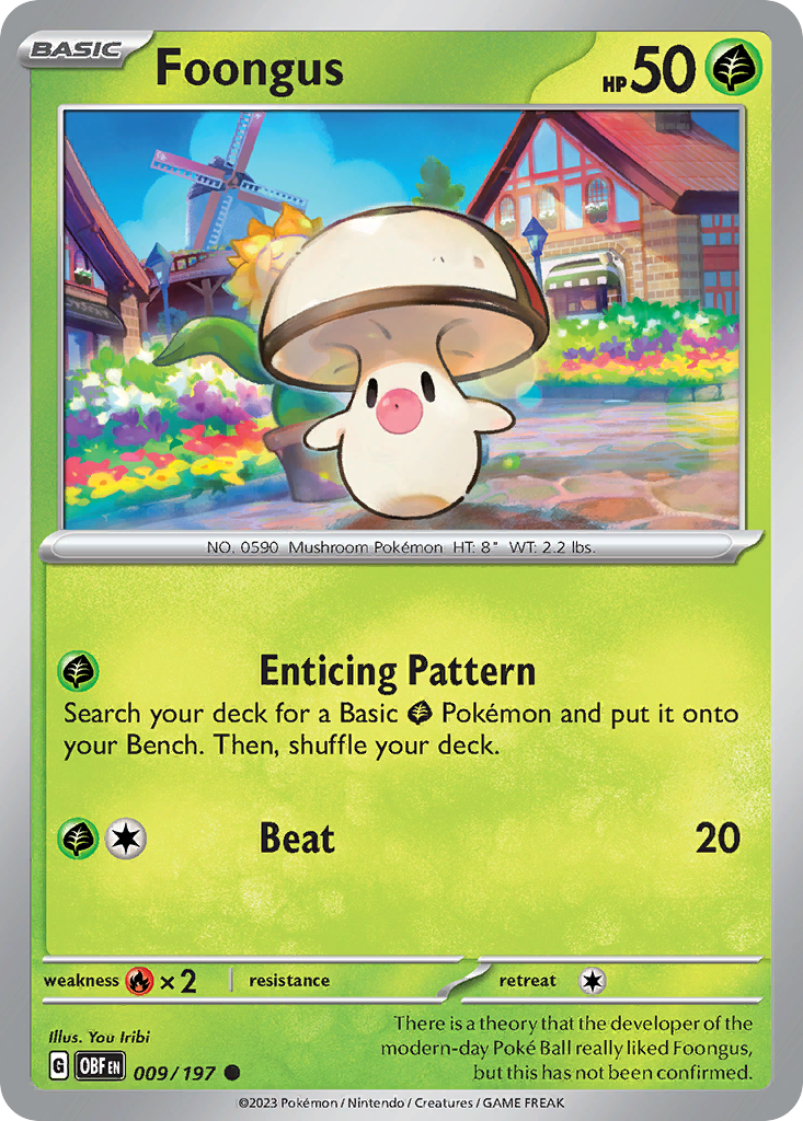 009/197 - Foongus - [Common] - Reverse Holo