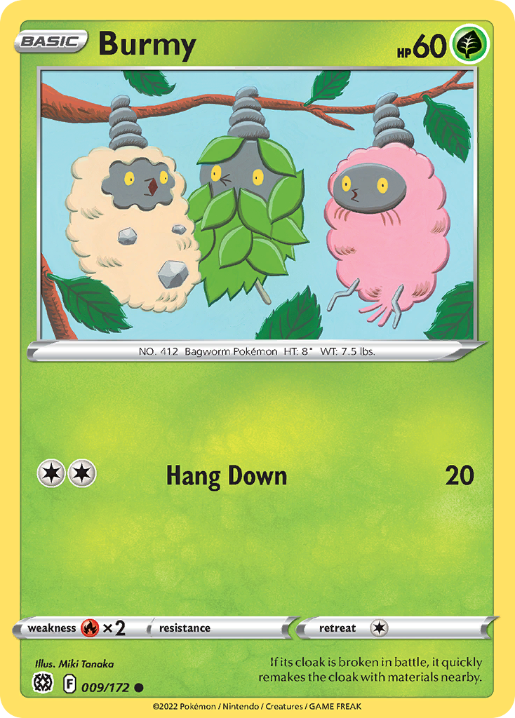 009/172 - Burmy - Reverse Holo - [Common]