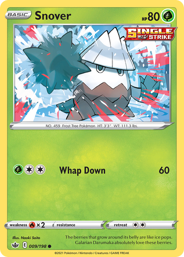 009/198 - Snover - [Common] - Reverse Holo