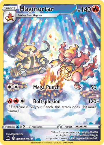 GG03/GG70 - Magmortar - [Trainer Gallery Rare Holo]