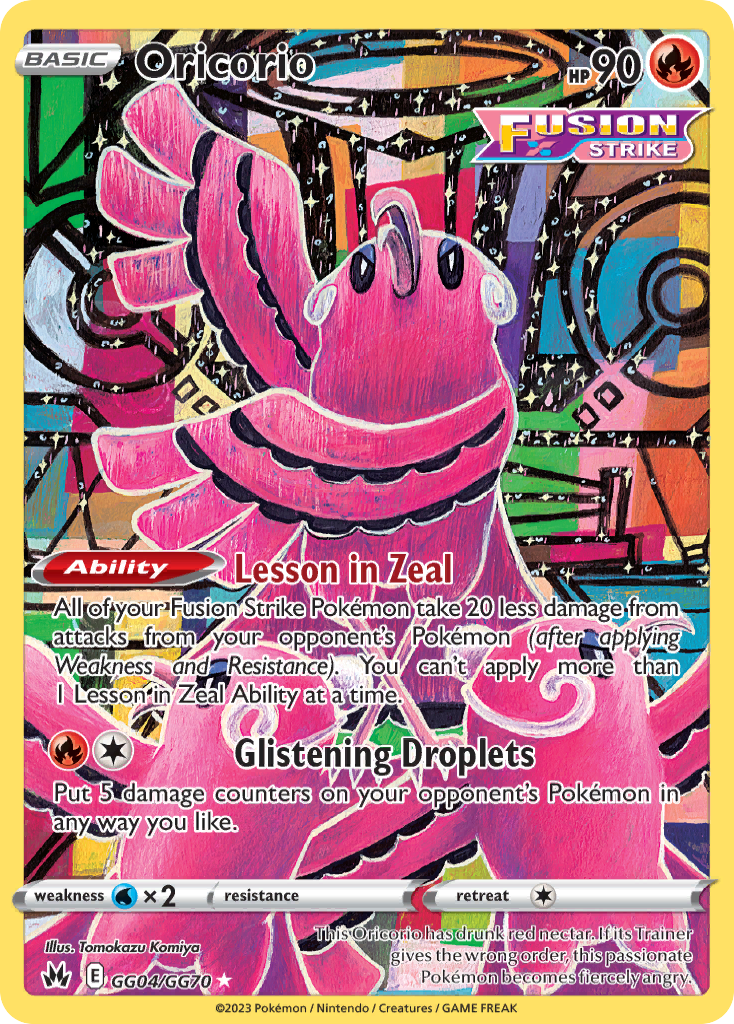 GG04/GG70 - Oricorio - [Trainer Gallery Rare Holo]