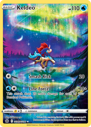 GG07/GG70 - Keldeo - [Trainer Gallery Rare Holo]