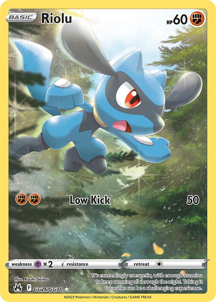 GG26/GG70 - Riolu - [Trainer Gallery Rare Holo]