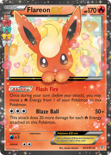 RC6/RC32 - Flareon-EX - [Rare Holo EX]