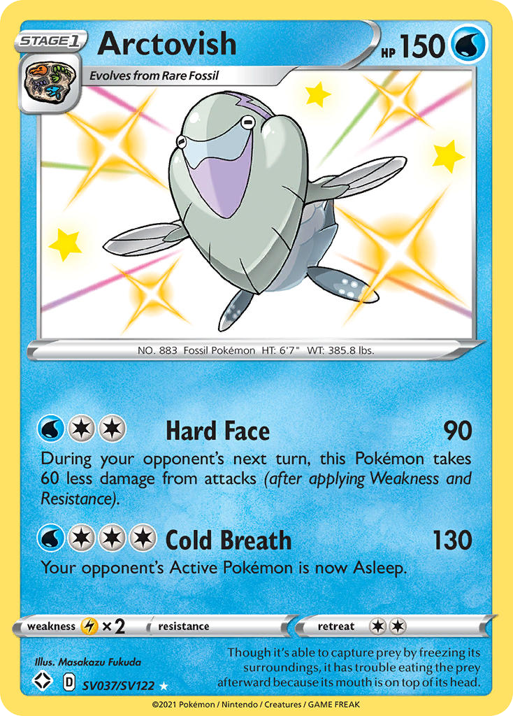 Pokémonkaart SV037/SV122 - Arctovish - Shiny Vault - [Rare Shiny]