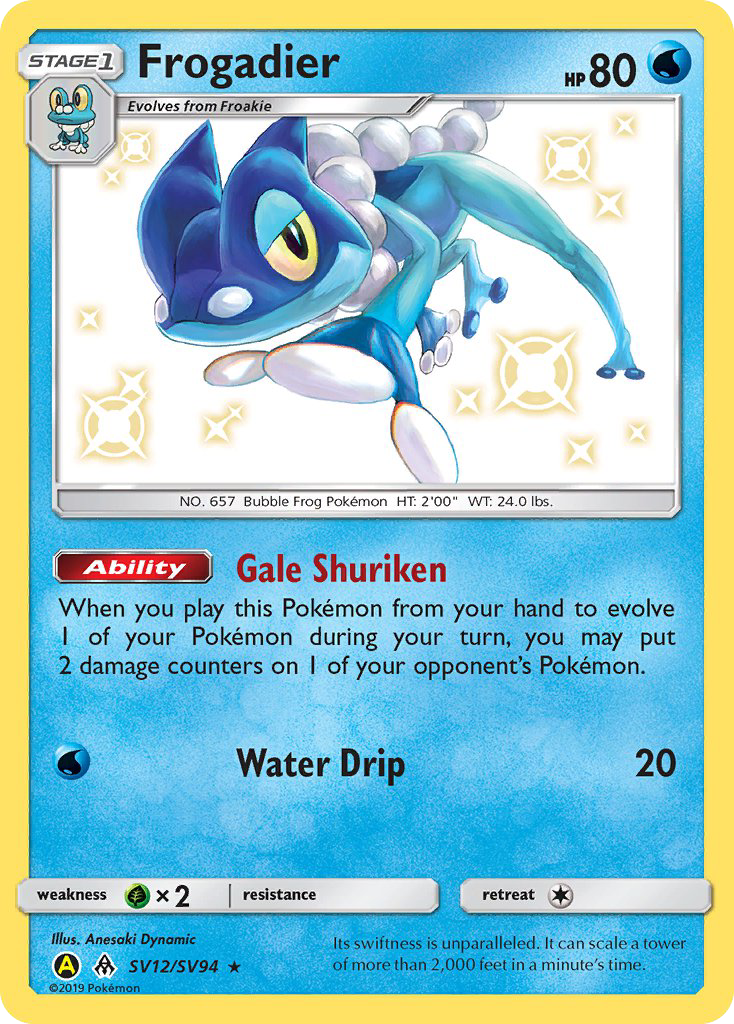 Pokémonkaart SV12/V94 - Frogadier - Shiny Vault - [Rare Shiny]