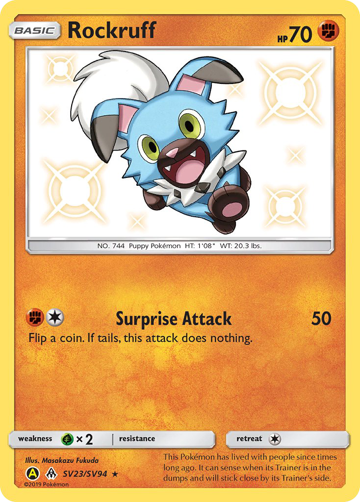 Pokémonkaart SV23/V94 - Rockruff - Shiny Vault - [Rare Shiny]