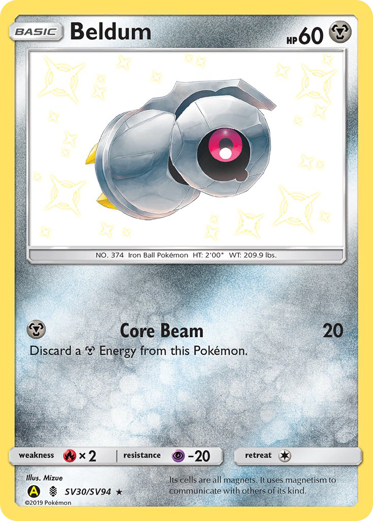 Pokémonkaart SV30/V94 - Beldum - Shiny Vault - [Rare Shiny]