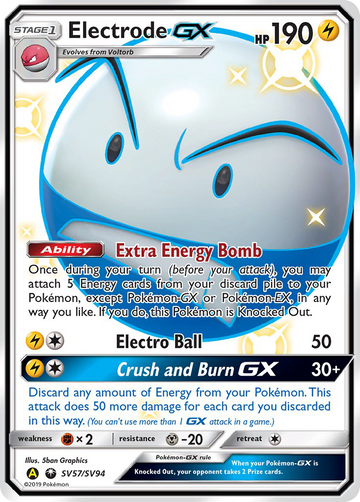 SV57/V94 - Electrode-GX - [Rare Shiny GX]