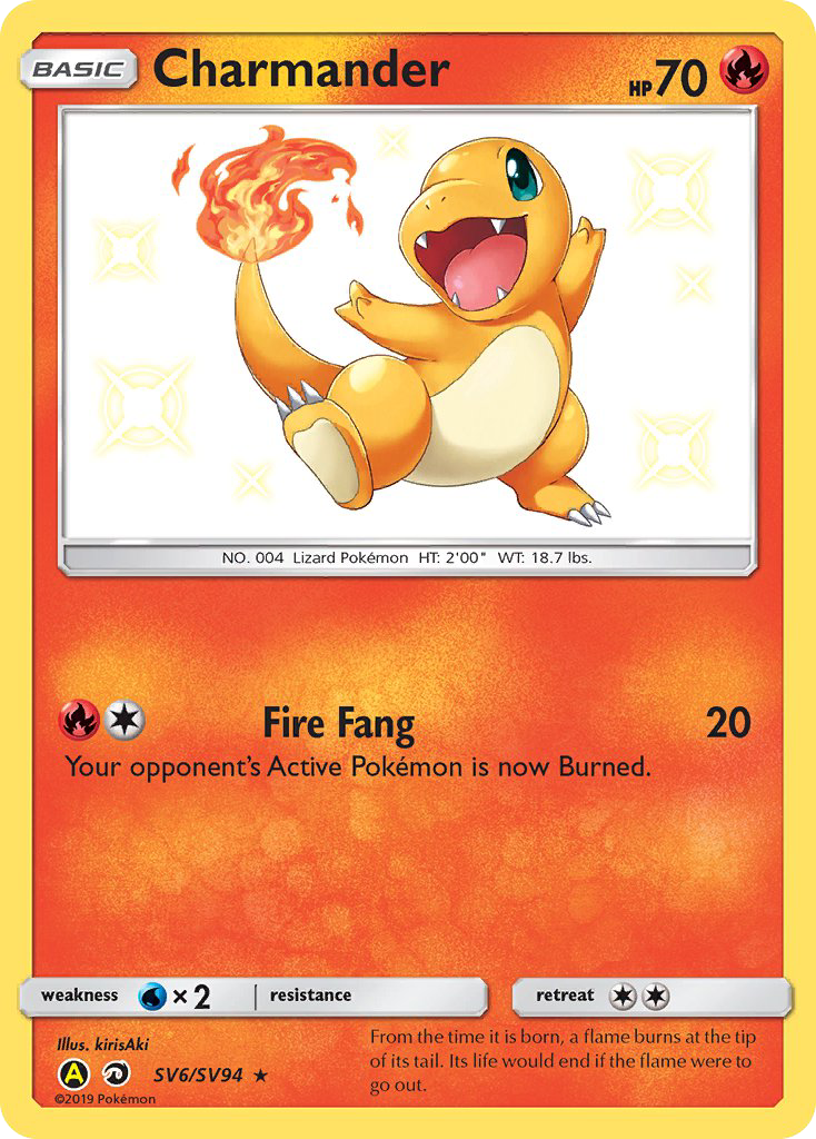 Pokémonkaart SV6/V94 - Charmander - Shiny Vault - [Rare Shiny]