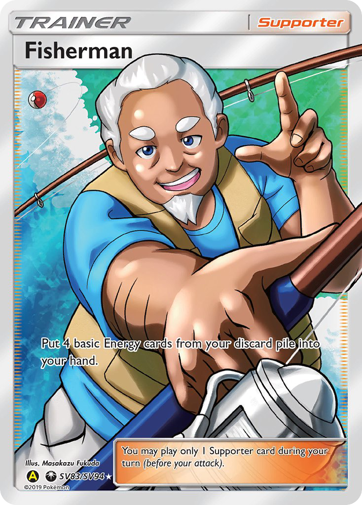 Pokémonkaart SV83/V94 - Fisherman - Shiny Vault - [Rare Ultra]