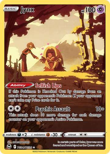 TG04/TG30 - Jynx - [Trainer Gallery Rare Holo]