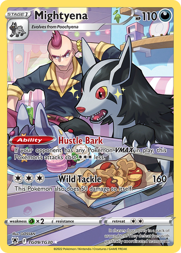 TG09/TG30 - Mightyena - [Trainer Gallery Rare Holo]